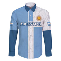 Custom Argentina 2024 Football Family Matching Off Shoulder Maxi Dress and Hawaiian Shirt Sport Style LT05 - Wonder Print Shop