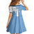 Custom Argentina 2024 Football Family Matching Off Shoulder Short Dress and Hawaiian Shirt Sport Style LT05 - Wonder Print Shop