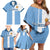 Custom Argentina 2024 Football Family Matching Off Shoulder Short Dress and Hawaiian Shirt Sport Style LT05 - Wonder Print Shop