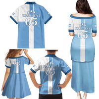 Custom Argentina 2024 Football Family Matching Puletasi and Hawaiian Shirt Sport Style LT05 - Wonder Print Shop