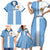 Custom Argentina 2024 Football Family Matching Short Sleeve Bodycon Dress and Hawaiian Shirt Sport Style LT05 - Wonder Print Shop
