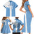 Custom Argentina 2024 Football Family Matching Short Sleeve Bodycon Dress and Hawaiian Shirt Sport Style LT05 - Wonder Print Shop