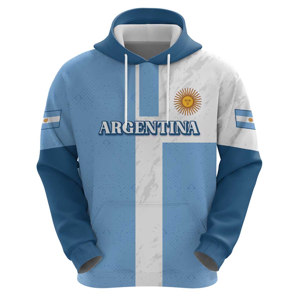 Custom Argentina 2024 Football Hoodie Sport Style LT05 - Wonder Print Shop