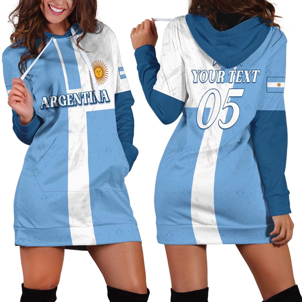 Custom Argentina 2024 Football Hoodie Dress Sport Style LT05 - Wonder Print Shop