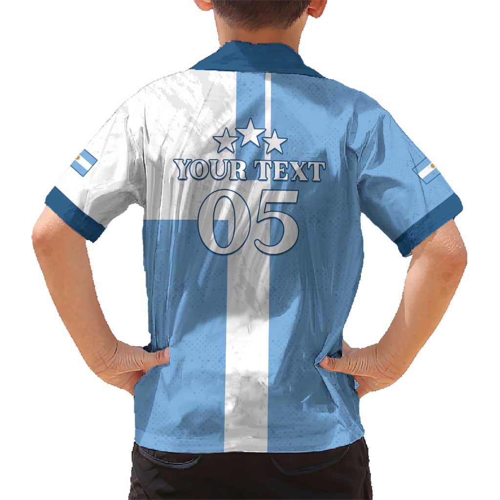 Custom Argentina 2024 Football Kid Hawaiian Shirt Sport Style LT05 - Wonder Print Shop