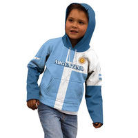 Custom Argentina 2024 Football Kid Hoodie Sport Style LT05 - Wonder Print Shop