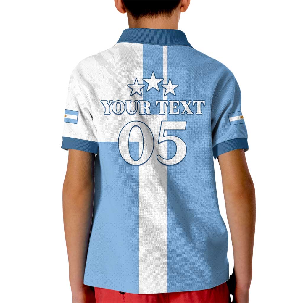 Custom Argentina 2024 Football Kid Polo Shirt Sport Style LT05 - Wonder Print Shop