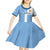 Custom Argentina 2024 Football Kid Short Sleeve Dress Sport Style LT05 - Wonder Print Shop