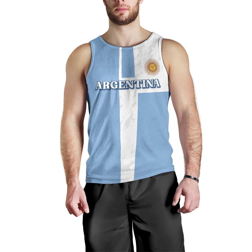 Custom Argentina 2024 Football Men Tank Top Sport Style LT05 - Wonder Print Shop