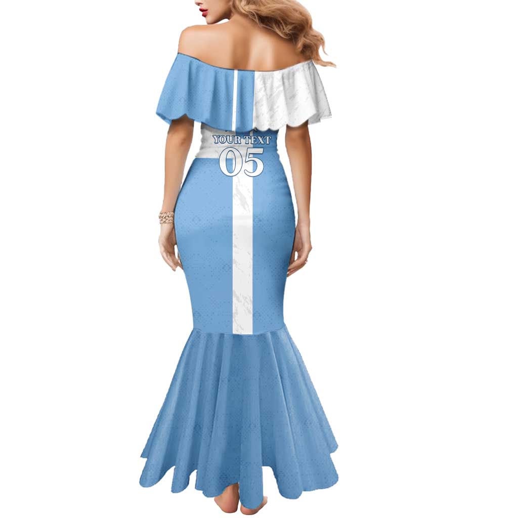 Custom Argentina 2024 Football Mermaid Dress Sport Style LT05 - Wonder Print Shop