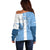 Custom Argentina 2024 Football Off Shoulder Sweater Sport Style LT05 - Wonder Print Shop