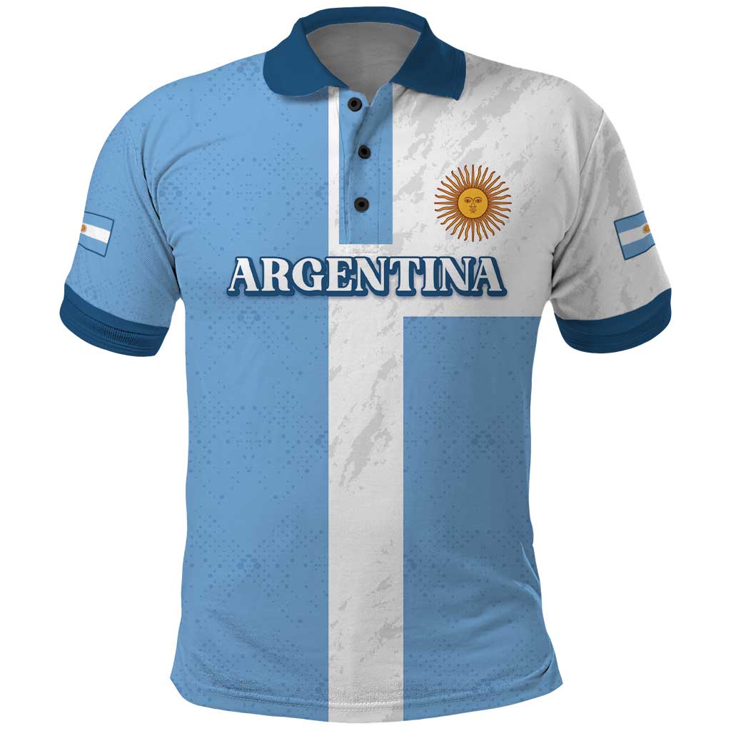 Custom Argentina 2024 Football Polo Shirt Sport Style LT05 - Wonder Print Shop
