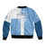 Custom Argentina 2024 Football Sleeve Zip Bomber Jacket Sport Style LT05 - Wonder Print Shop