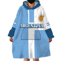 Custom Argentina 2024 Football Wearable Blanket Hoodie Sport Style LT05 - Wonder Print Shop