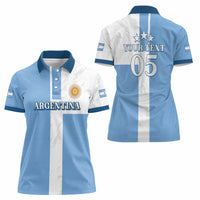 Custom Argentina 2024 Football Women Polo Shirt Sport Style LT05 - Wonder Print Shop