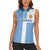 Custom Argentina 2024 Football Women Sleeveless Polo Shirt Sport Style LT05 - Wonder Print Shop