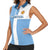Custom Argentina 2024 Football Women Sleeveless Polo Shirt Sport Style LT05 - Wonder Print Shop