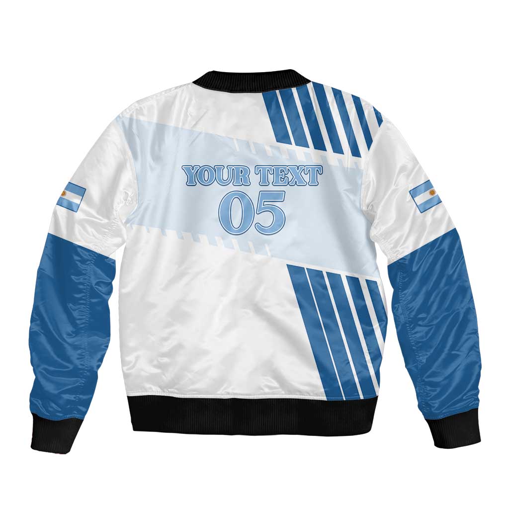 Custom Argentina 2024 Football Bomber Jacket Go Champions La Albiceleste LT05 - Wonder Print Shop