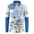 Custom Argentina 2024 Football Button Sweatshirt Go Champions La Albiceleste LT05 - Wonder Print Shop