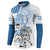 Custom Argentina 2024 Football Button Sweatshirt Go Champions La Albiceleste LT05 - Wonder Print Shop