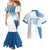 Custom Argentina 2024 Football Couples Matching Mermaid Dress and Hawaiian Shirt Go Champions La Albiceleste LT05 - Wonder Print Shop