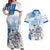 Custom Argentina 2024 Football Couples Matching Off Shoulder Maxi Dress and Hawaiian Shirt Go Champions La Albiceleste LT05 - Wonder Print Shop