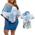 Custom Argentina 2024 Football Couples Matching Off Shoulder Short Dress and Hawaiian Shirt Go Champions La Albiceleste LT05 - Wonder Print Shop