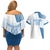 Custom Argentina 2024 Football Couples Matching Off Shoulder Short Dress and Hawaiian Shirt Go Champions La Albiceleste LT05 - Wonder Print Shop