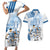 Custom Argentina 2024 Football Couples Matching Short Sleeve Bodycon Dress and Hawaiian Shirt Go Champions La Albiceleste LT05 - Wonder Print Shop