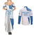 Custom Argentina 2024 Football Couples Matching Summer Maxi Dress and Long Sleeve Button Shirt Go Champions La Albiceleste LT05 - Wonder Print Shop