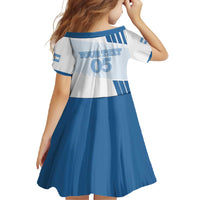 Custom Argentina 2024 Football Family Matching Long Sleeve Bodycon Dress and Hawaiian Shirt Go Champions La Albiceleste LT05 - Wonder Print Shop