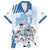 Custom Argentina 2024 Football Family Matching Long Sleeve Bodycon Dress and Hawaiian Shirt Go Champions La Albiceleste LT05 - Wonder Print Shop
