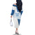 Custom Argentina 2024 Football Family Matching Off The Shoulder Long Sleeve Dress and Hawaiian Shirt Go Champions La Albiceleste LT05 - Wonder Print Shop