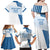 Custom Argentina 2024 Football Family Matching Off Shoulder Maxi Dress and Hawaiian Shirt Go Champions La Albiceleste LT05 - Wonder Print Shop