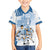 Custom Argentina 2024 Football Family Matching Off Shoulder Maxi Dress and Hawaiian Shirt Go Champions La Albiceleste LT05 - Wonder Print Shop