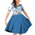 Custom Argentina 2024 Football Family Matching Off Shoulder Short Dress and Hawaiian Shirt Go Champions La Albiceleste LT05 - Wonder Print Shop