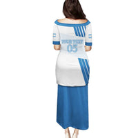 Custom Argentina 2024 Football Family Matching Puletasi and Hawaiian Shirt Go Champions La Albiceleste LT05 - Wonder Print Shop
