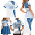 Custom Argentina 2024 Football Family Matching Short Sleeve Bodycon Dress and Hawaiian Shirt Go Champions La Albiceleste LT05 - Wonder Print Shop