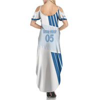 Custom Argentina 2024 Football Family Matching Summer Maxi Dress and Hawaiian Shirt Go Champions La Albiceleste LT05 - Wonder Print Shop