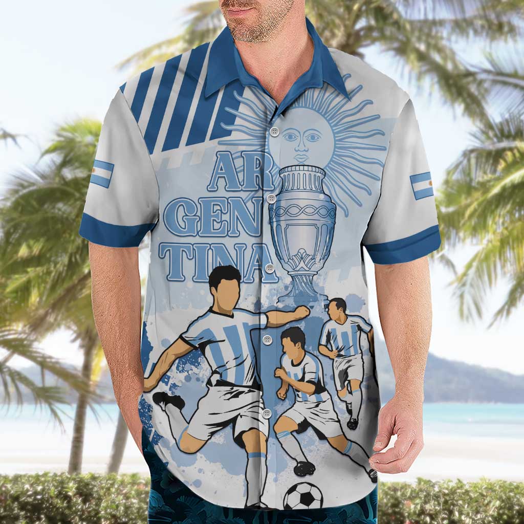 Custom Argentina 2024 Football Hawaiian Shirt Go Champions La Albiceleste LT05 - Wonder Print Shop