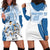 Custom Argentina 2024 Football Hoodie Dress Go Champions La Albiceleste LT05 - Wonder Print Shop