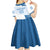 Custom Argentina 2024 Football Kid Short Sleeve Dress Go Champions La Albiceleste LT05 - Wonder Print Shop