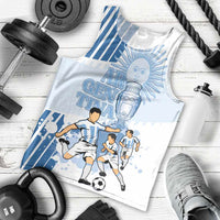 Custom Argentina 2024 Football Men Tank Top Go Champions La Albiceleste LT05 - Wonder Print Shop