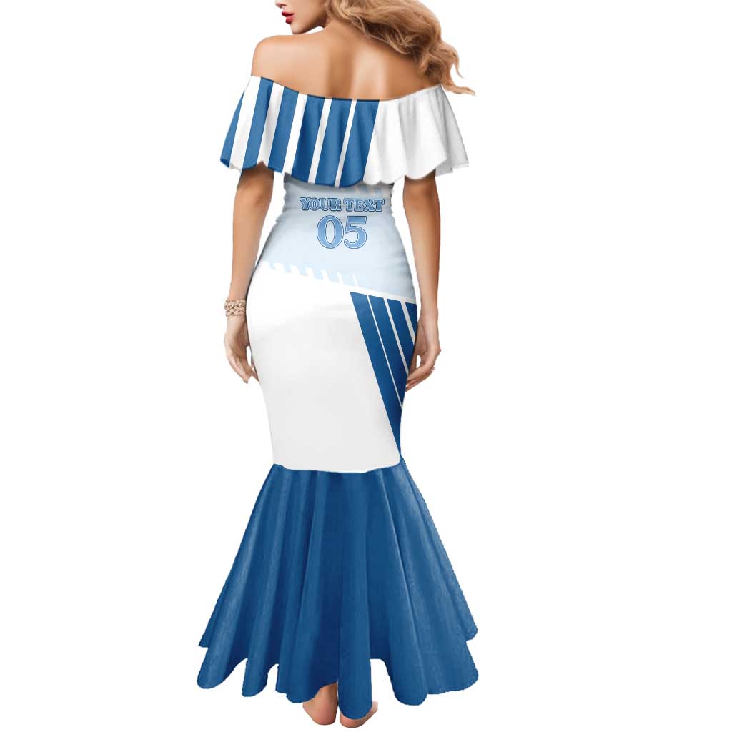 Custom Argentina 2024 Football Mermaid Dress Go Champions La Albiceleste LT05 - Wonder Print Shop