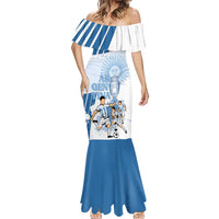 Custom Argentina 2024 Football Mermaid Dress Go Champions La Albiceleste LT05 - Wonder Print Shop