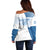 Custom Argentina 2024 Football Off Shoulder Sweater Go Champions La Albiceleste LT05 - Wonder Print Shop