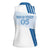 Custom Argentina 2024 Football Women Sleeveless Polo Shirt Go Champions La Albiceleste LT05 - Wonder Print Shop