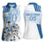 Custom Argentina 2024 Football Women Sleeveless Polo Shirt Go Champions La Albiceleste LT05 - Wonder Print Shop