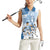 Custom Argentina 2024 Football Women Sleeveless Polo Shirt Go Champions La Albiceleste LT05 - Wonder Print Shop