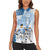 Custom Argentina 2024 Football Women Sleeveless Polo Shirt Go Champions La Albiceleste LT05 - Wonder Print Shop